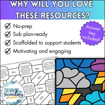 Rhetorical Devices Review Bundle - No-Prep Activities for English Language Arts, image 4