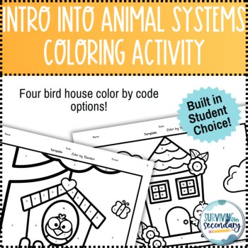Animal System and Husbandry Birdhouse Coloring Activity, image 4
