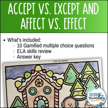 Commonly Confused Words Coloring Gingerbread Activity for English Language Arts, image 3