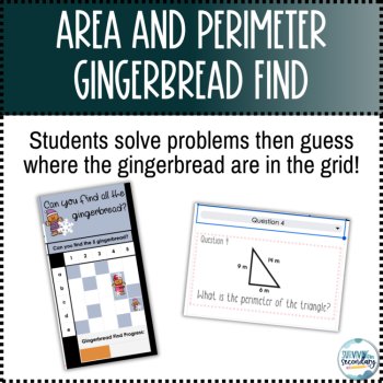 Area and Perimeter Gingerbread Find Digital Activity, image 3