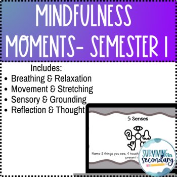 Weekly Mindfulness Moments Presentation for Students- Semester 1, image 2