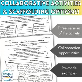 Museum of You Creative Ice Breaker - Back to School Print and Digital Activity, image 3
