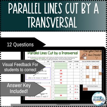Parallel Lines Cut by A Transversal Fossil Find Digital Activity, image 2