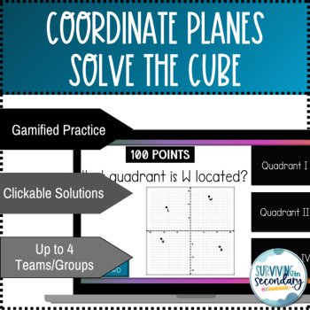 Coordinate Planes Solve the Cube Game, image 2