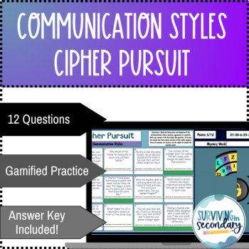 Communication Styles: Passive, Aggressive, Assertive Passage and Cipher Pursuit, image 2