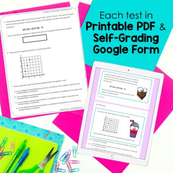 5th Grade STAAR Math Review Test Bundle - with New STAAR Item Types, image 2