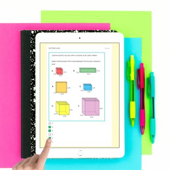 5th Grade STAAR Math Review Test Bundle - with New STAAR Item Types, image 3