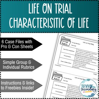 Life on Trial – A Characteristics of Living Things Debate Activity, image 2