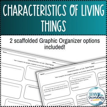 Characteristics of Life – Lesson Presentation, Graphic Organizer & Practice, image 4