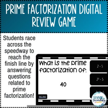Prime Factorization Speedway Showdown Game Review, image 2