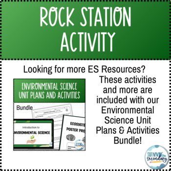 Rock Station Activity | Igneous, Sedimentary and Metamorphic Rocks, image 3