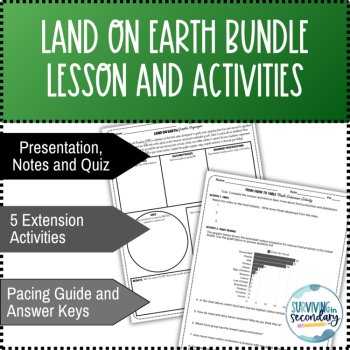 Land on Earth Lesson Unit Bundle and Activities, image 2