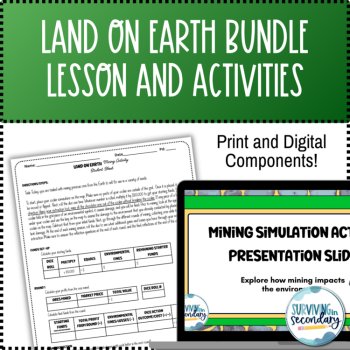 Land on Earth Lesson Unit Bundle and Activities, image 3