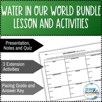 Water in Our World Unit Bundle and Activities, image 3