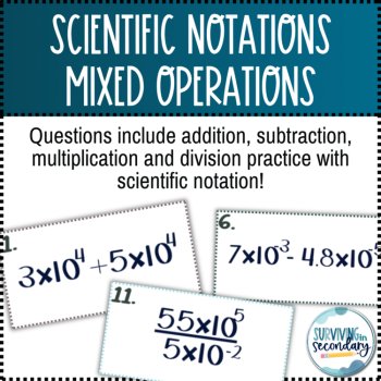 Scientific Notation Mixed Operation Digital Resource Cipher Pursuit, image 3