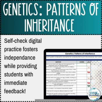 Genetics: Patterns of Inheritance Itty Bitty Pixel Art Digital Activity, image 3