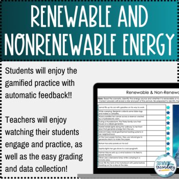 Renewable and Non-Renewable Energy Digital Winter Mystery Picture Activity, image 3