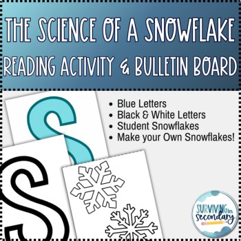 Science of a Snowflake Reading Activity & Winter Bulletin Board, image 3