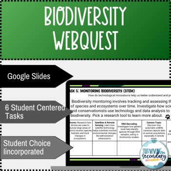 Biodiversity and Conservation WebQuest, image 2