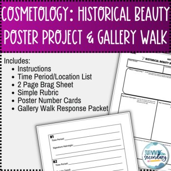 Cosmetology: Historical Beauty Poster Project and Gallery Walk, image 2