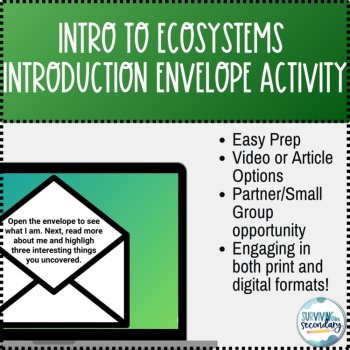 Ecosystems Unit Introduction: Envelope Activity, image 2