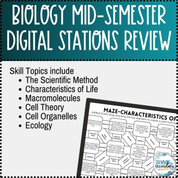 Biology Mid-Semester Fall/Halloween Digital Stations Review Practice, image 2