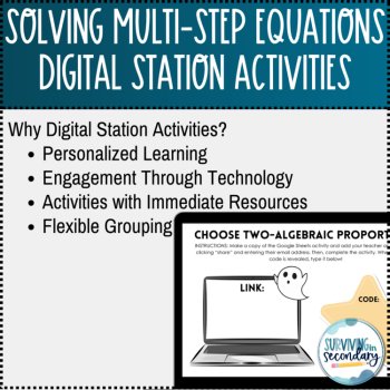Multi-Step Equations Fall Digital Stations Practice, image 4