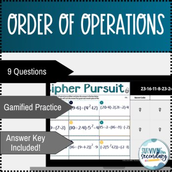 Order of Operations Digital Resource Cipher Pursuit, image 2