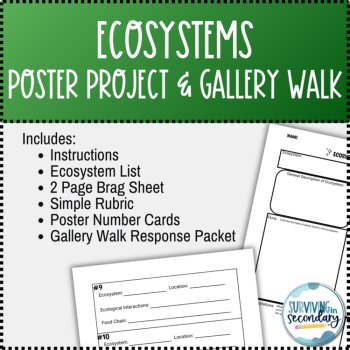 Ecosystems Poster Project and Gallery Walk - Environmental Science Lesson, image 2
