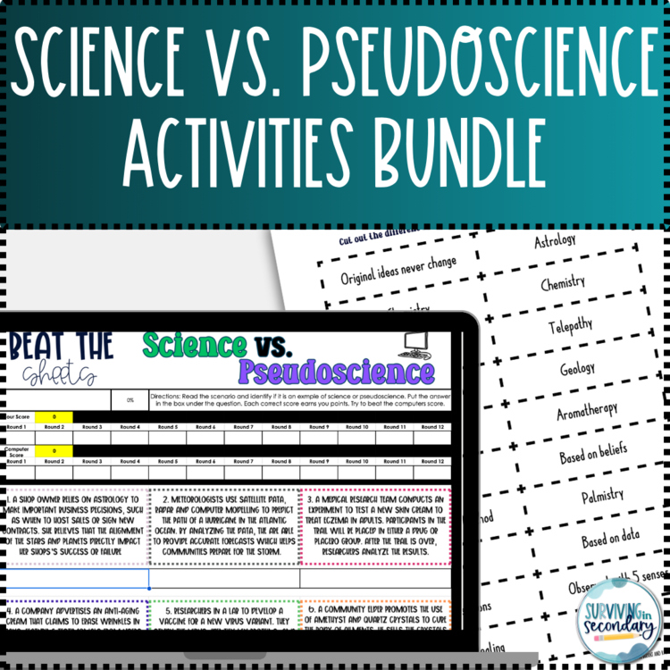 Science vs. Pseudoscience Activities Mini-Bundle