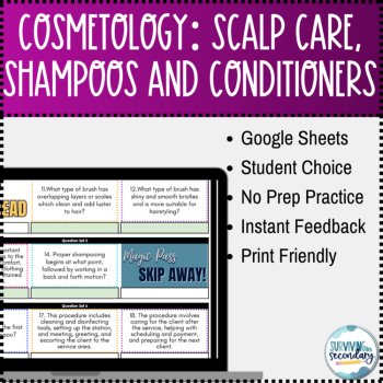 Cosmetology: Scalp Care, Shampoo & Conditioner Choose Two Activity, image 2