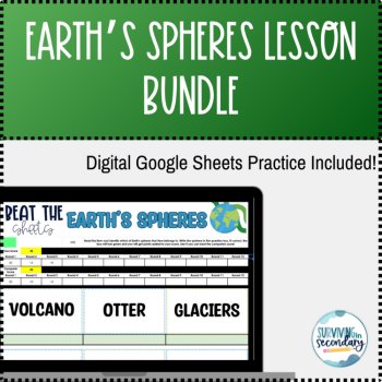 Introduction into Earth's Spheres Unit Lesson PPT, Guided Notes and Activities, image 2