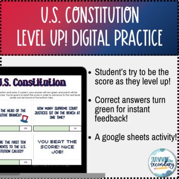 U.S. Constitution Level Up Digital Resource Question Practice, image 2