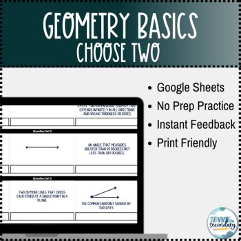 Geometry Basics Digital Resource Practice - Engaging Math Review, image 2