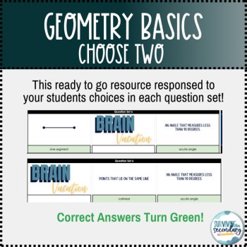 Geometry Basics Digital Resource Practice - Engaging Math Review, image 3