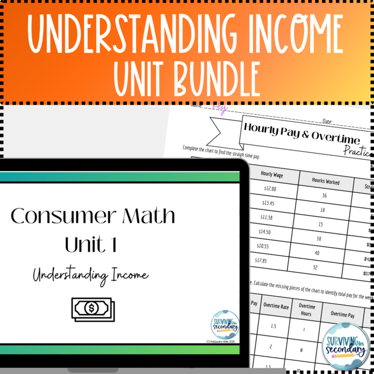 Consumer Math: Understanding Income Unit Bundle