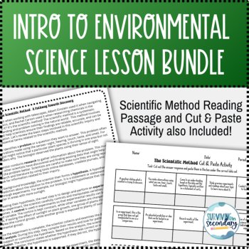 Introduction into Environmental Science Unit Lesson, Guided Notes and Activities, image 3