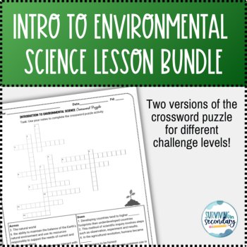 Introduction into Environmental Science Unit Lesson, Guided Notes and Activities, image 4