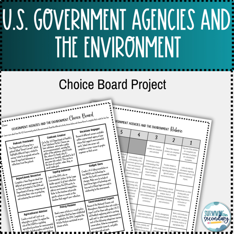 U.S Government Agencies and the Environment Choice Board Research Project
