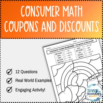 Coupons and Discounts Coloring Activity, image 2