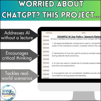 Create an AI Policy Project - ChatGPT Digital Literacy Activity for High School, image 2