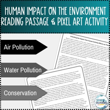 Human Impact on the Environment Reading Passage and Digital Resource Activity, image 2