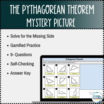 The Pythagorean Theorem Mystery Picture Digital Resource Activity, image 2