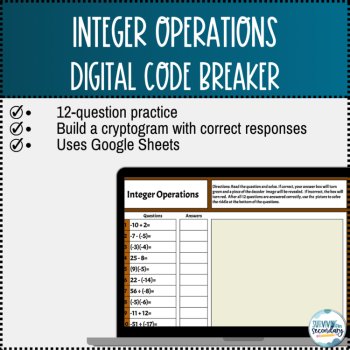 St. Patrick's Day Math | Integer Operations | Digital Pursuit Activity, image 2