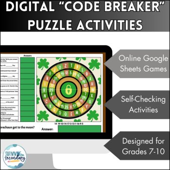 Holiday Reading Comprehension BUNDLE - Digital Games for Middle & High School, image 3