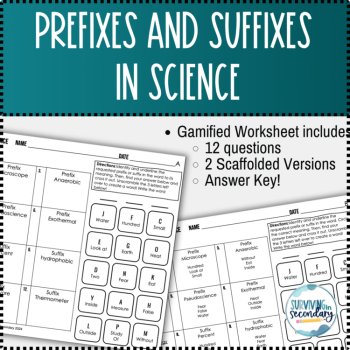 Prefixes and Suffixes in Science, image 3