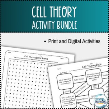 Cell Theory Activities Bundle, image 2