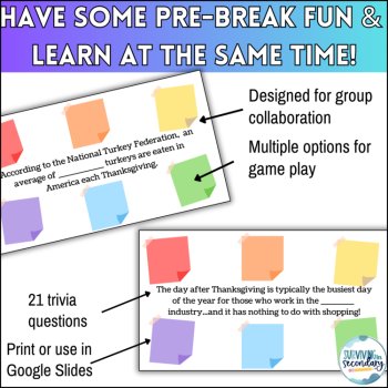 Thanksgiving Fake Out Trivia Game - Print & Digital Game, image 3