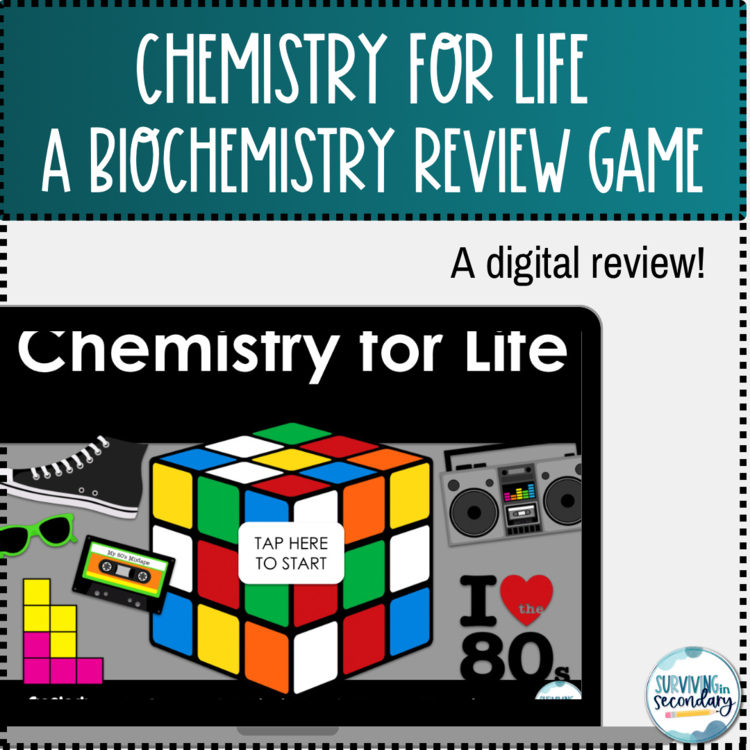 Chemistry for Life: A Biochemistry Review Game - High School Biology Test Prep