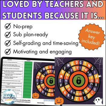 Suspense in Literature Digital Cipher Pursuit Activity for Intro or Review, image 4